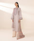 Women's Unstitched Embroidered Pastel Pink Cambric Three Piece Suit